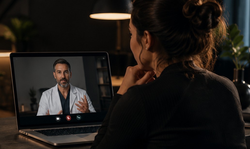 GLP-1 weight loss telehealth consultation with licensed medical provider